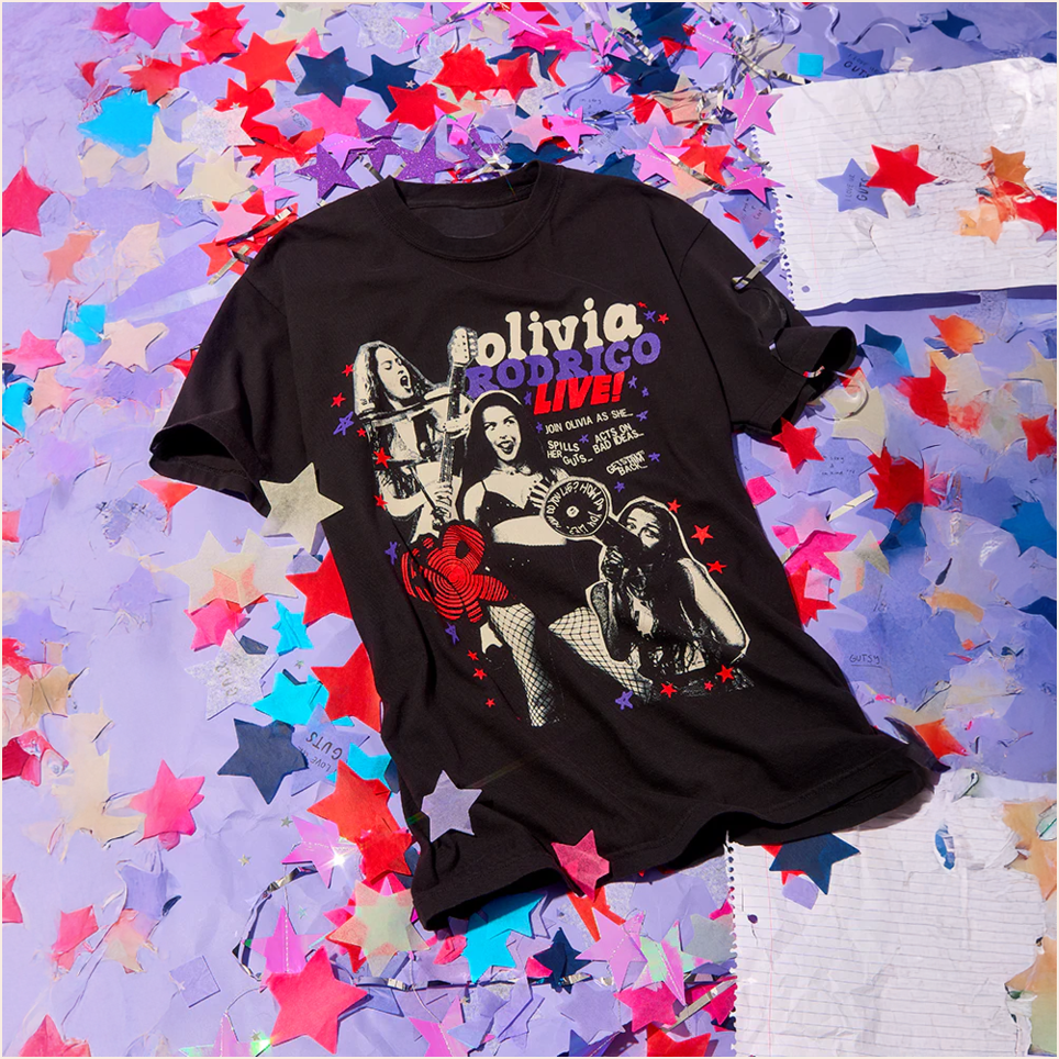 OR Spills Her GUTS Live T-Shirt Olivia Rodrigo Merch Gifts For Mom Gifts For Best Friend