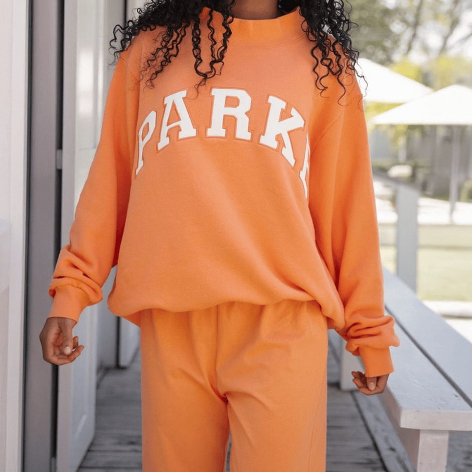 Orange Parke Sweatshirt Parke Summer Drop Best Gifts For Her Birthday Gifts For Besties