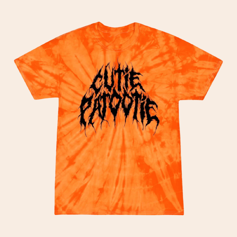 Orange Tie Dye Cutie Patootie T-Shirt A Good Cult Merch Birthday Gifts For Father In Law