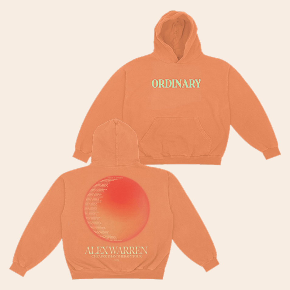 Ordinary Hoodie Alex Warren Merch Che aper Than Therapy Tour Merch Father's Day Gifts For Husband