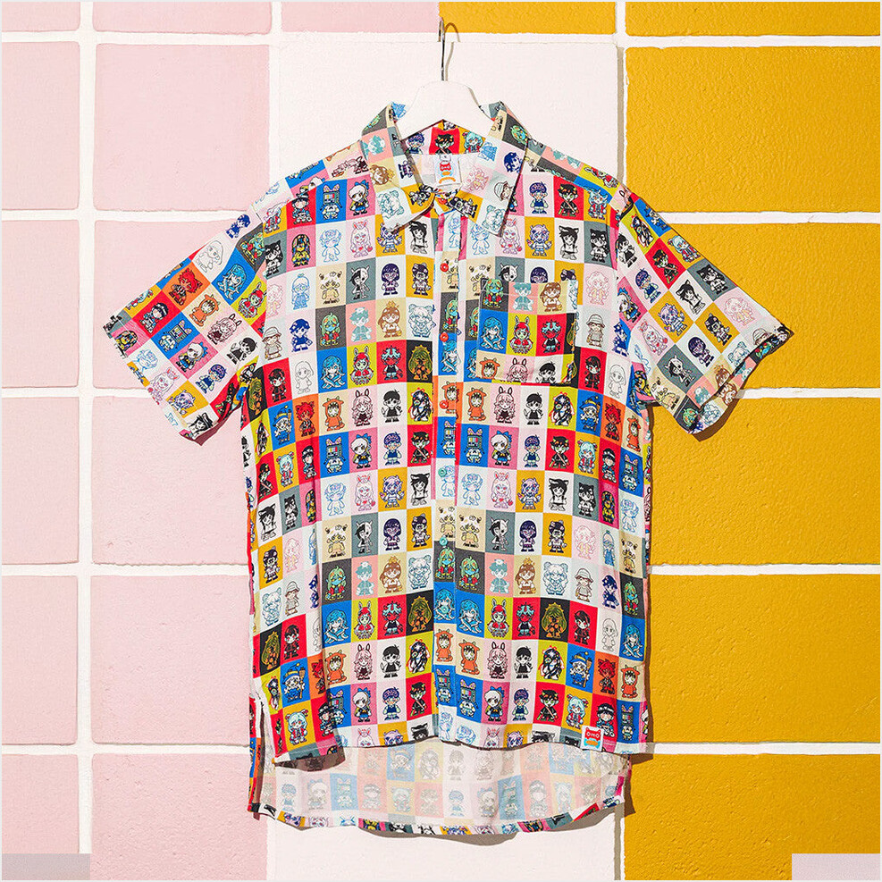 Original Characters Button Up Shirt OMOCAT Merch Birthday Gifts For BFF Christmas Presents