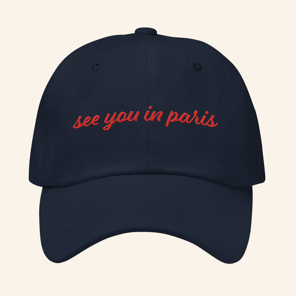 Otium Merch See You In Paris Hat Embroidered Christmas Gifts For Dad