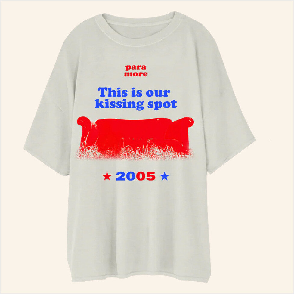 Our Kissing Spot Sleep T-Shirt Paramore Merch Presents For Boyfriend Birthday Gift Ideas