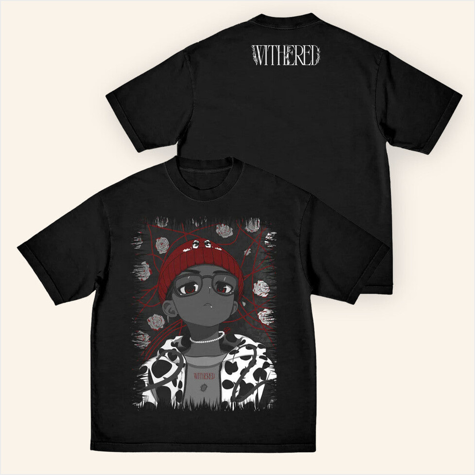 Oversized Black Kawaii T-Shirt D4vd Merch Unique Birthday Gifts For Best Friend