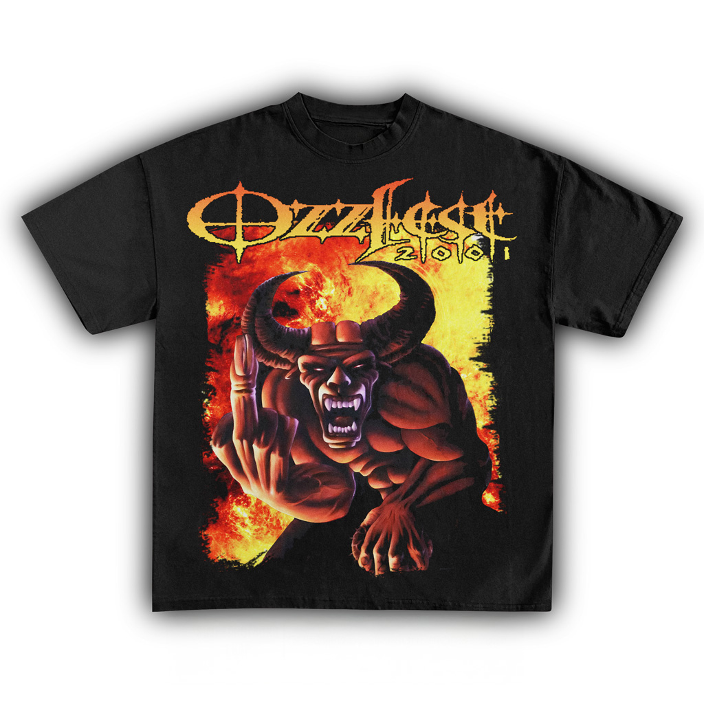 Ozzfest 2001 Vintage Black T-Shirt Ozzfest Merch Gift Ideas For Men