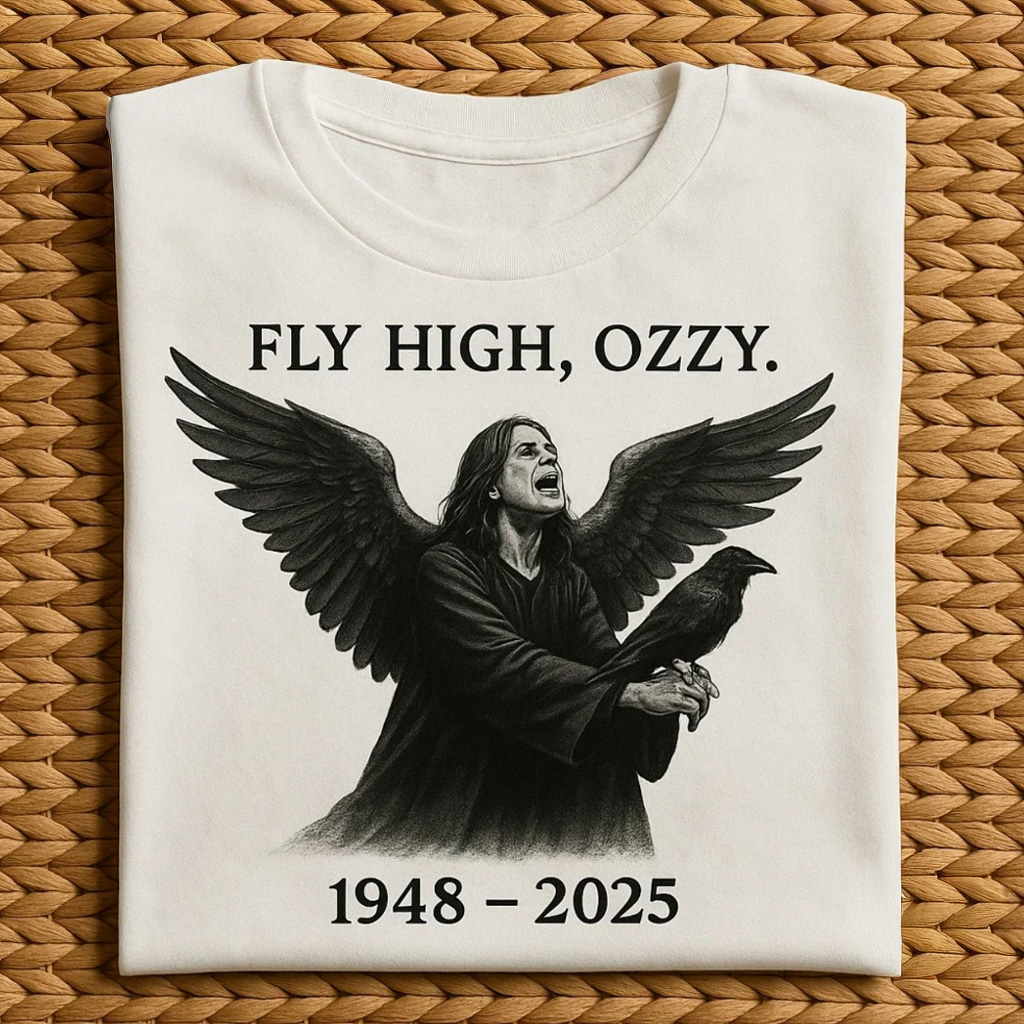Ozzy Osbourne RIP Shirt Black Sabbath T-Shirt Gifts For Rock Fans
