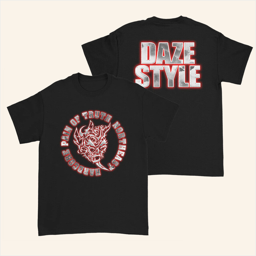 Pain Of Truth Chrome Devil T-Shirt Down Right Merch Present For Husband Birthday Gifts For BFF