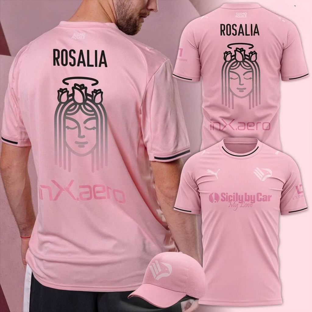 Palermo FC Rosalia Special Pink Shirt Fan Merch Gifts For Him Her