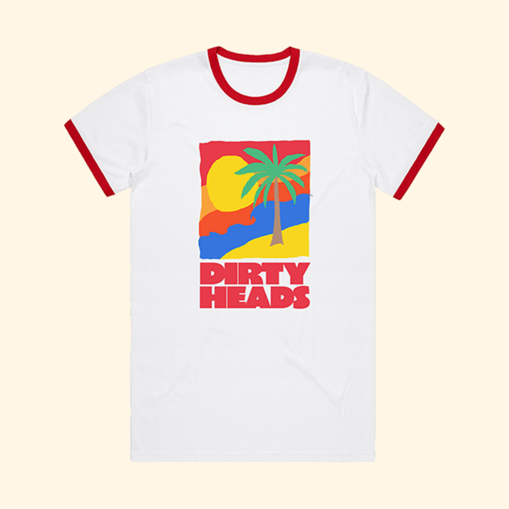 Palm Ringer T-Shirt Dirty Heads Merch Gift Ideas For Sister BFF Birthday Gifts Ideas