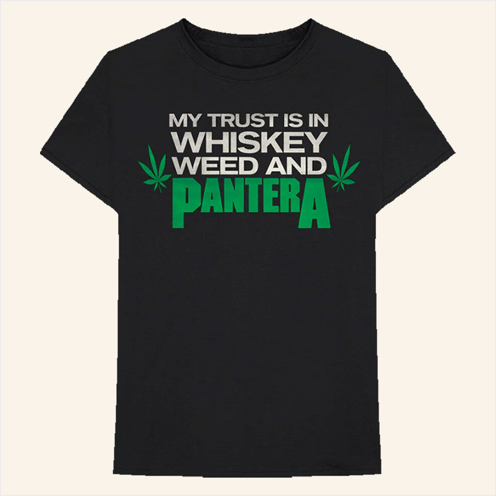 Pantera Whiskey Wd T-Shirt Pantera Merch Gift Ideas For Husband Birthday Gift Ideas