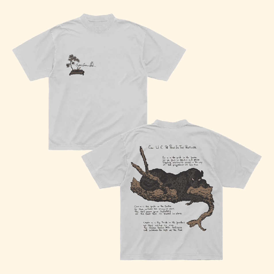 Panther Pride White T-Shirt Official 2pac Merch 2pac Shirt Father's Day Birthday Gift Ideas