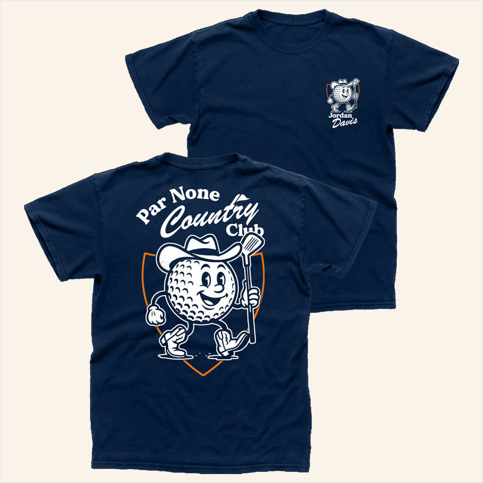Par None Country Club T-Shirt Jordan Davis Official Merch Gifts For Father Gifts For Besties