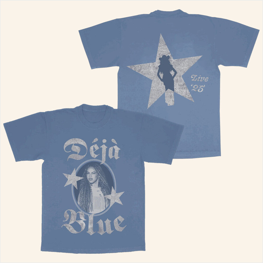 Par Web Exclusive Blue T-Shirt Beyonce Merch Gift Ideas For Wife BFF Birthday Gifts Ideas