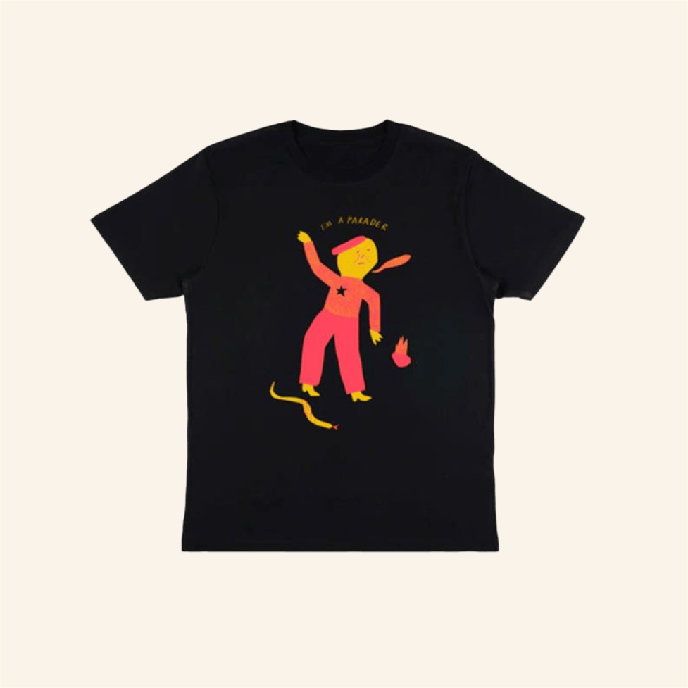 Parader Black T-Shirt Keaton Henson Merch Best Friend Birthday Gifts Christmas Presents
