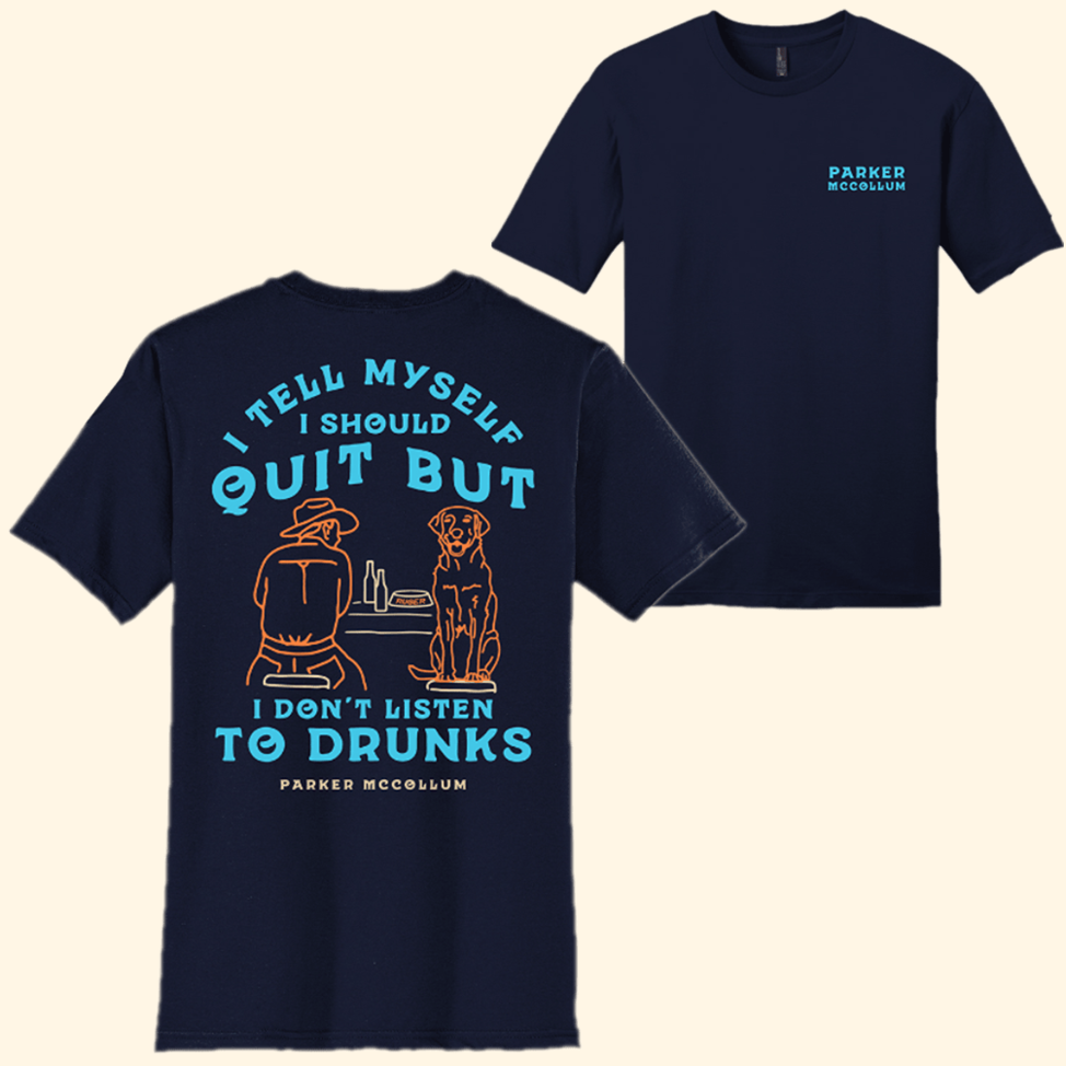 Parker Mccollum I Don't Listen To Drunks T-Shirt Parker Mccollum Merch Father's Day Gifts