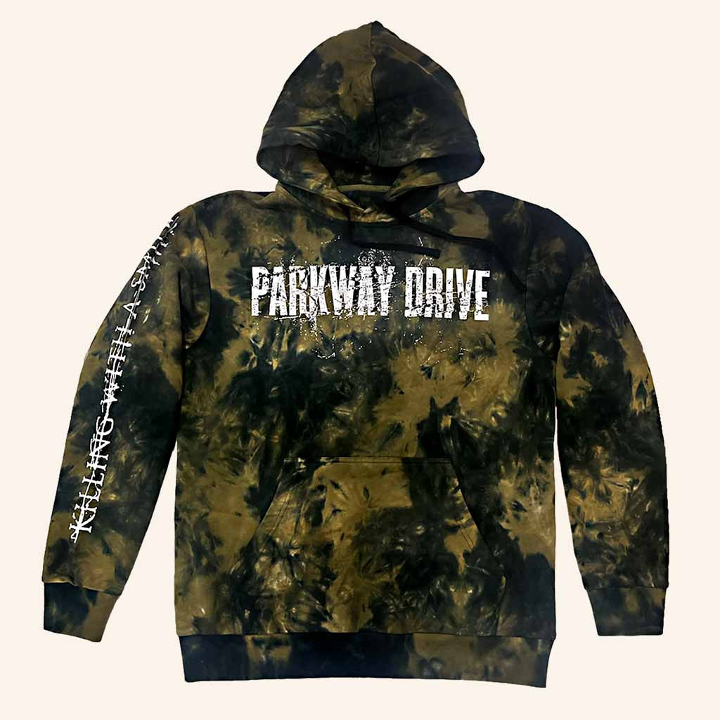 Parkway Drive Merch Killing With A Smile Tie Dye Hoodie Gift Ideas For Boyfriend