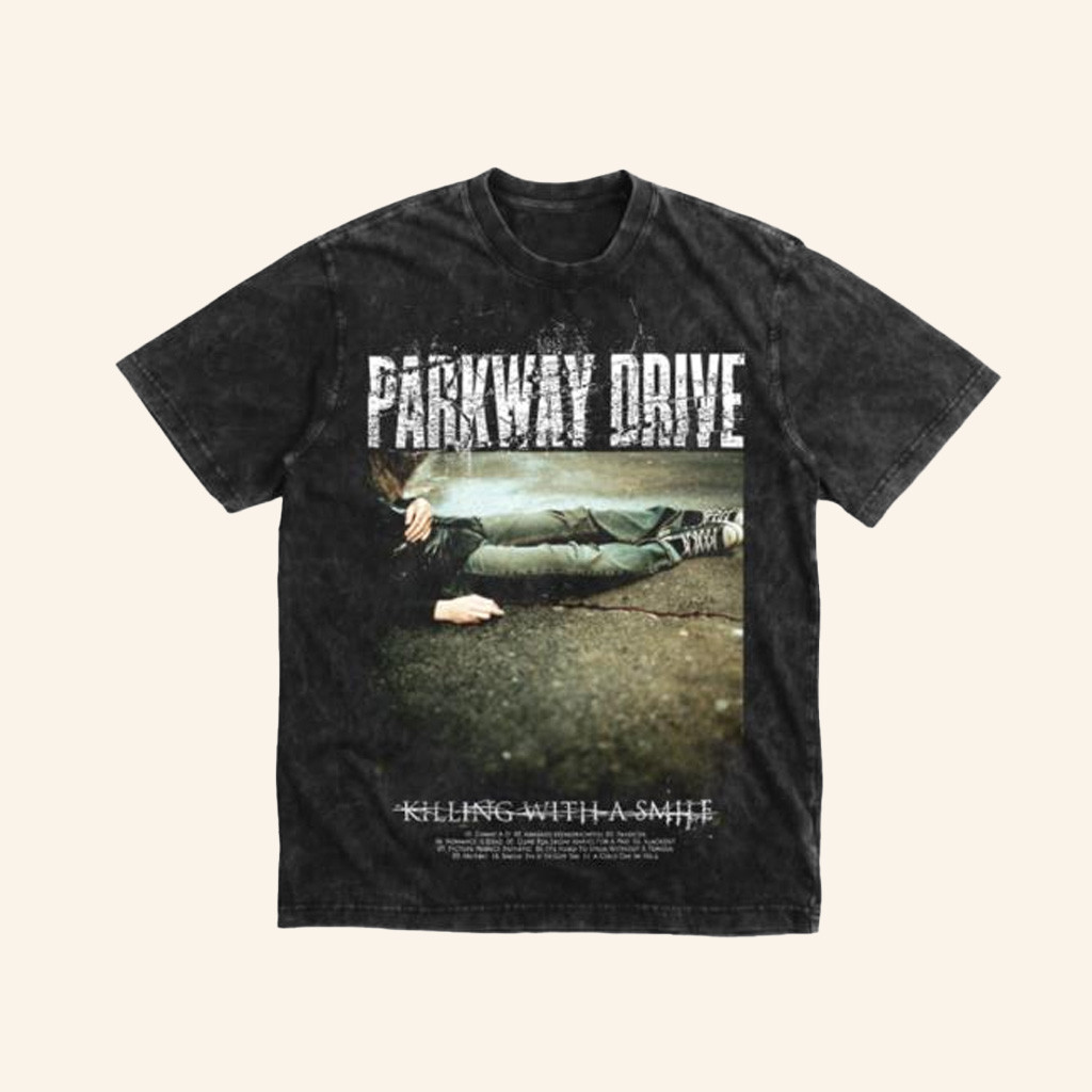 Parkway Drive Rock Merch Killing With A Smile T-Shirt Presents For Him