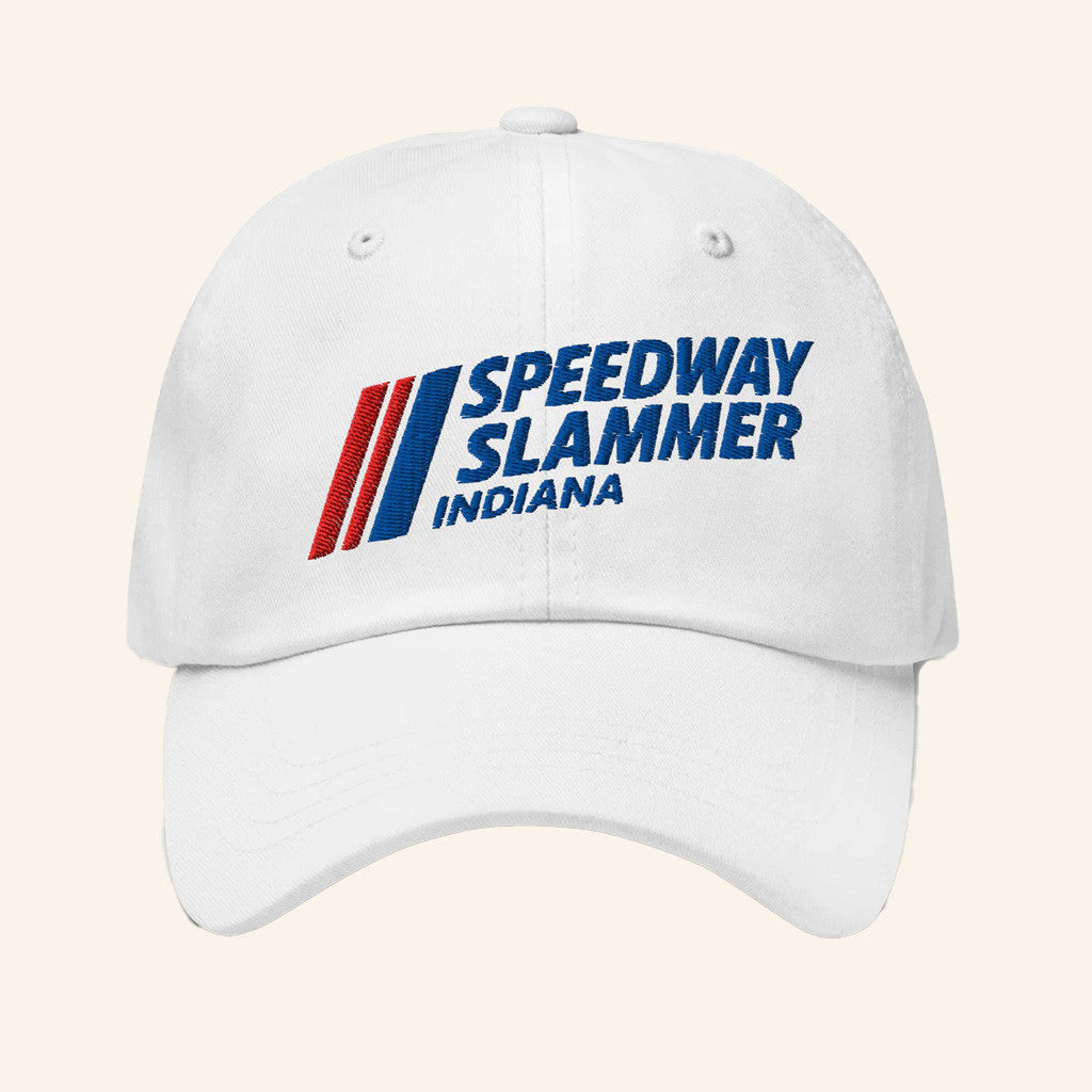 Patriot Depot Merch Patriot Indiana Speedway Slammer Embroidered Hat Dad Gifts