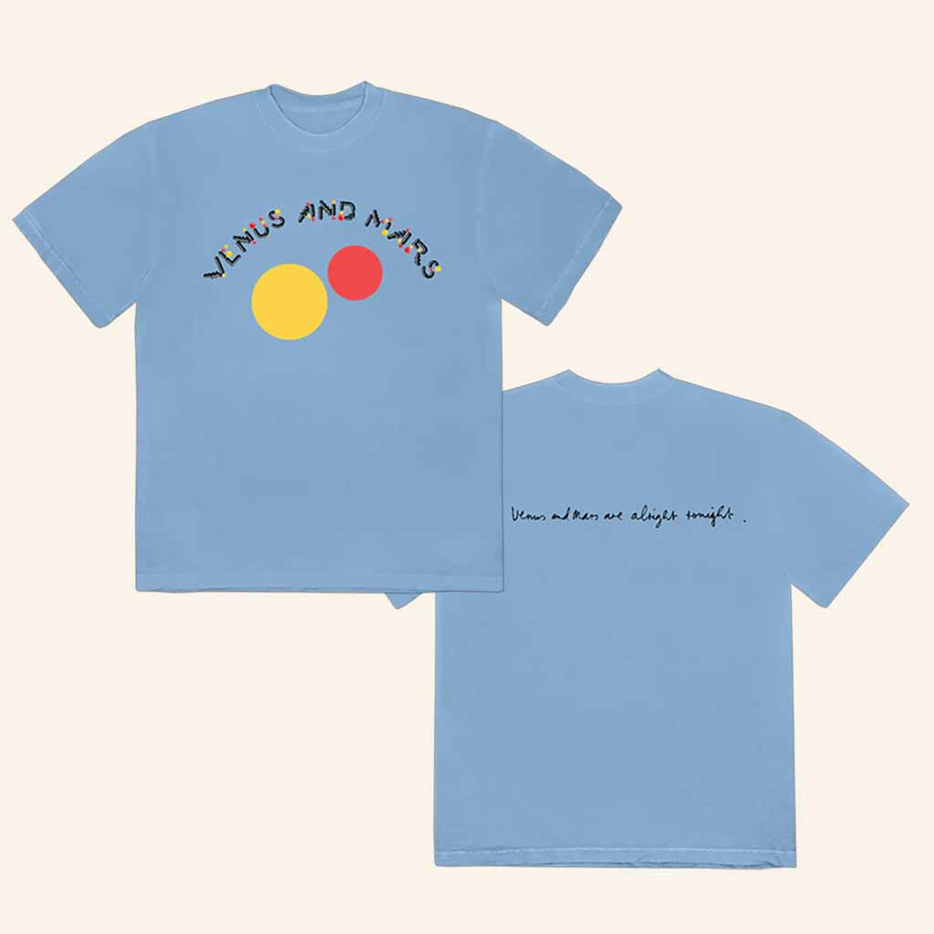 Paul Mccartney Merch Venus And Mars T-Shirt Gifts For Music Lovers
