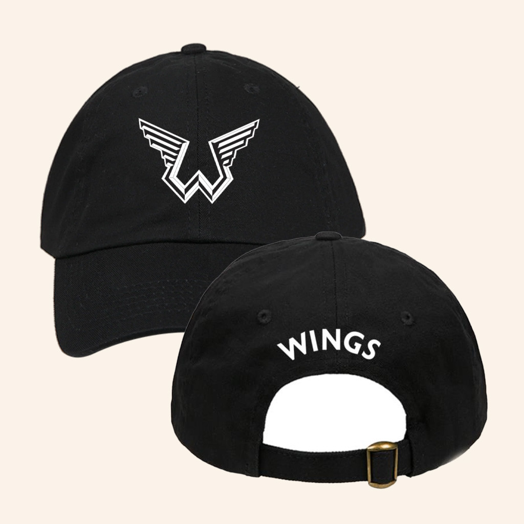 Paul Mccartney Merch Wings Logo Embroidered Hat Cool Gifts For Music Lovers