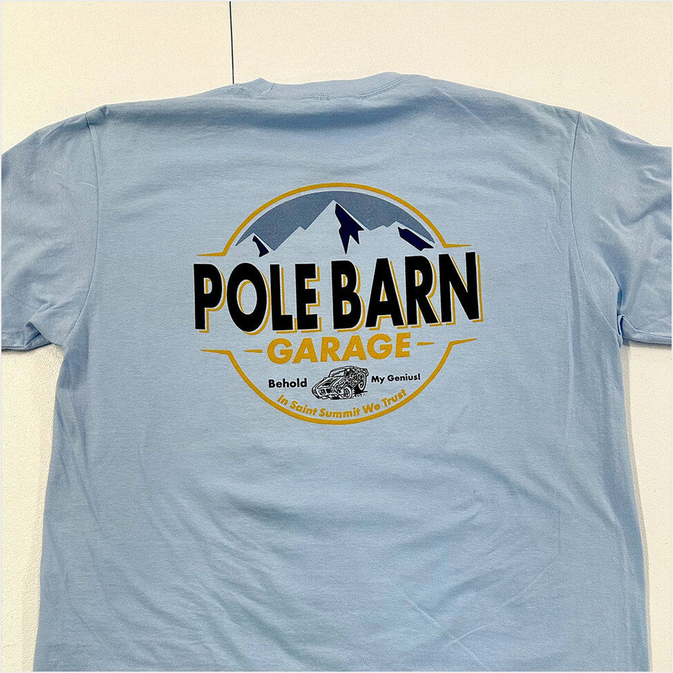 PBG Pole Barn Garage T-Shirt Pole Barn Garage Merch PBG Merch Fathers Day Presents