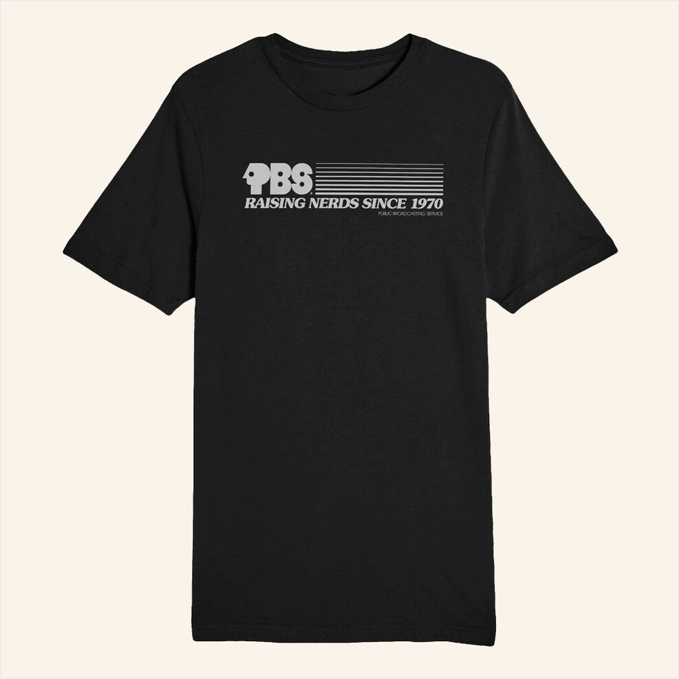 PBS Raising Nerds T-Shirt PBS Merch Best Friend Birthday Gifts Christmas Presents