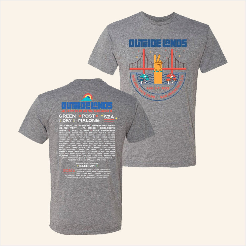 Peace Event T-Shirt Outside Lands Merch Birthday Gifts For Dad BFF Gifts Christmas Presents