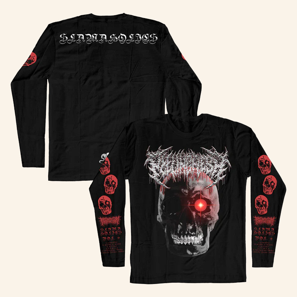 Peeling Flesh Merch Peeling Flesh Slamaholics Vol 2 Long Sleeve Shirt Gifts For Him