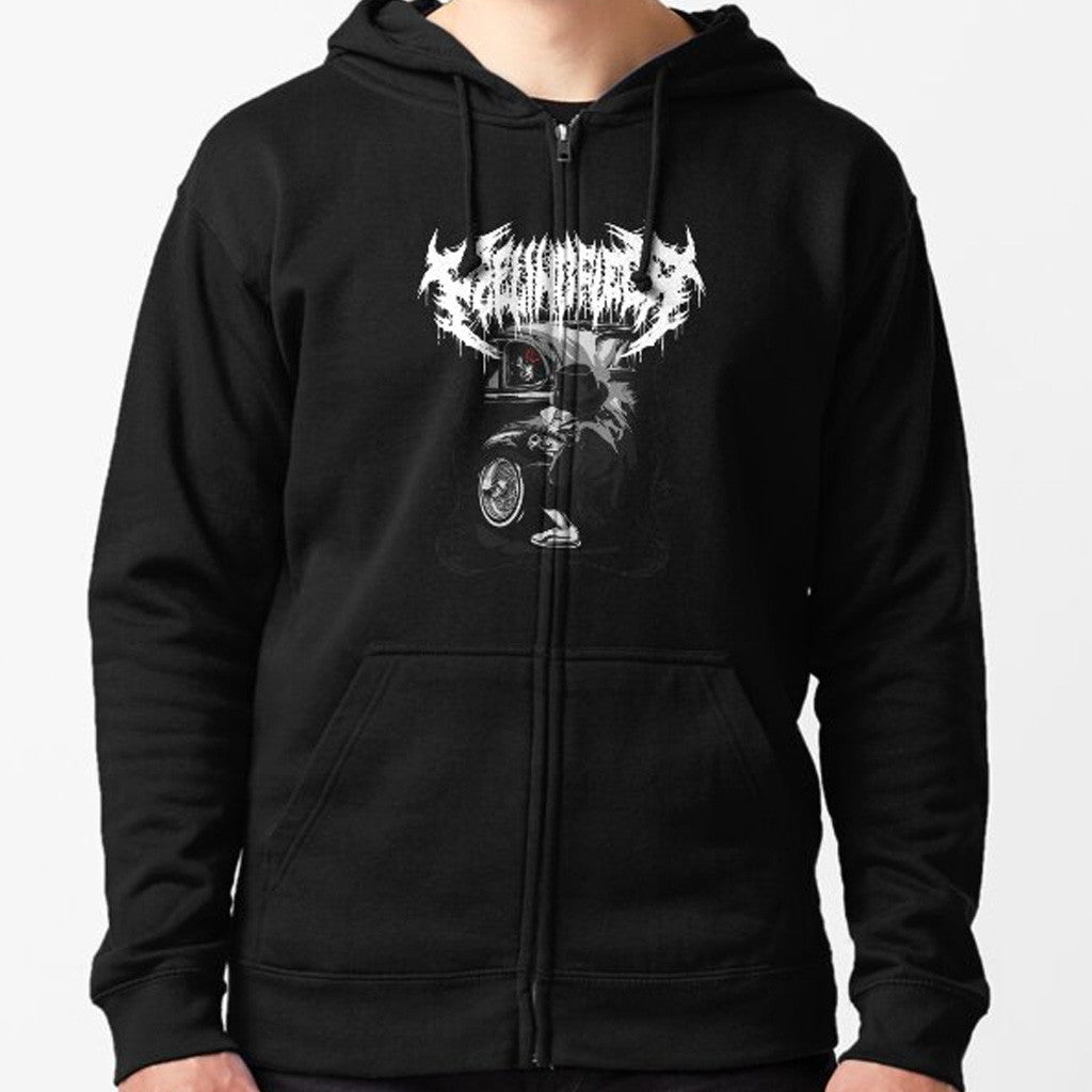 Peeling Flesh Merch Peeling Flesh Zip Hoodie Cool Gifts For Music Lovers