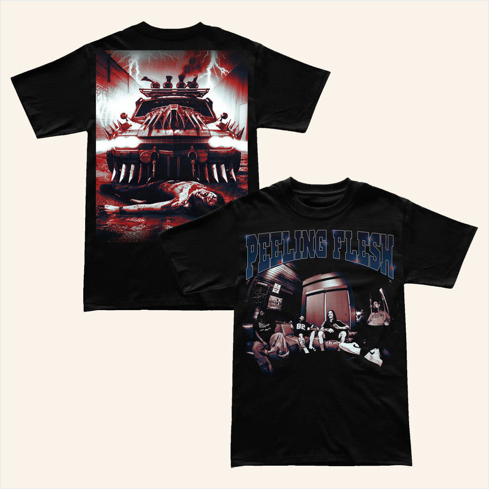 Peeling Flesh PF Radio 2 Hiphop T-Shirt Unique Leader Records Merch Birthday Gifts For Fans