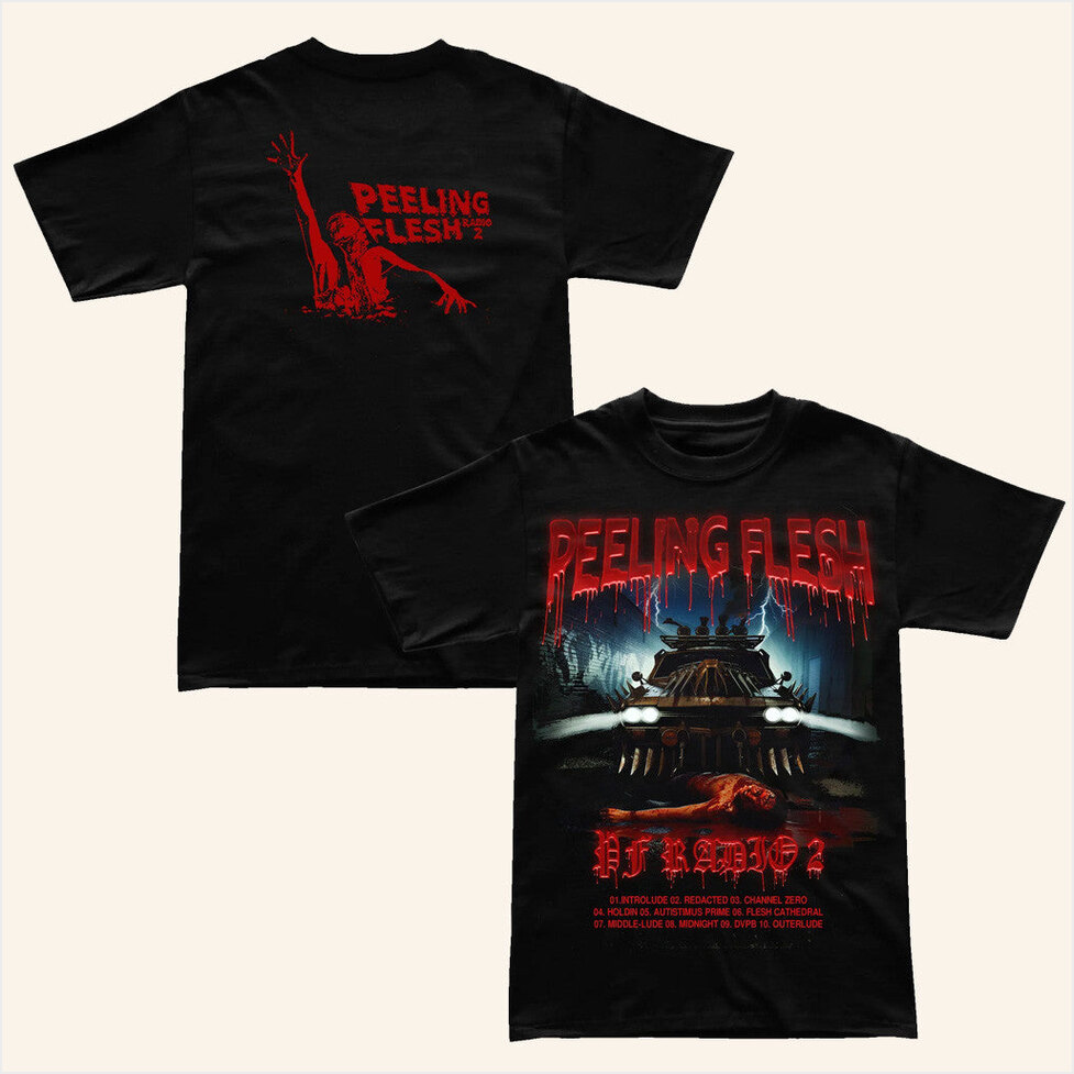Peeling Flesh Pf Radio 2 T-Shirt Unique Leader Records Merch Gifts For Dad Gifts For Best Friend