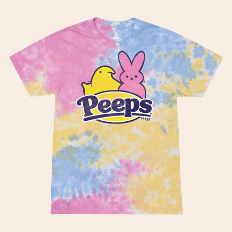 Peeps Tie Dye T-Shirt Village General Merch Cute Birthday Gift Ideas Christmas Presents