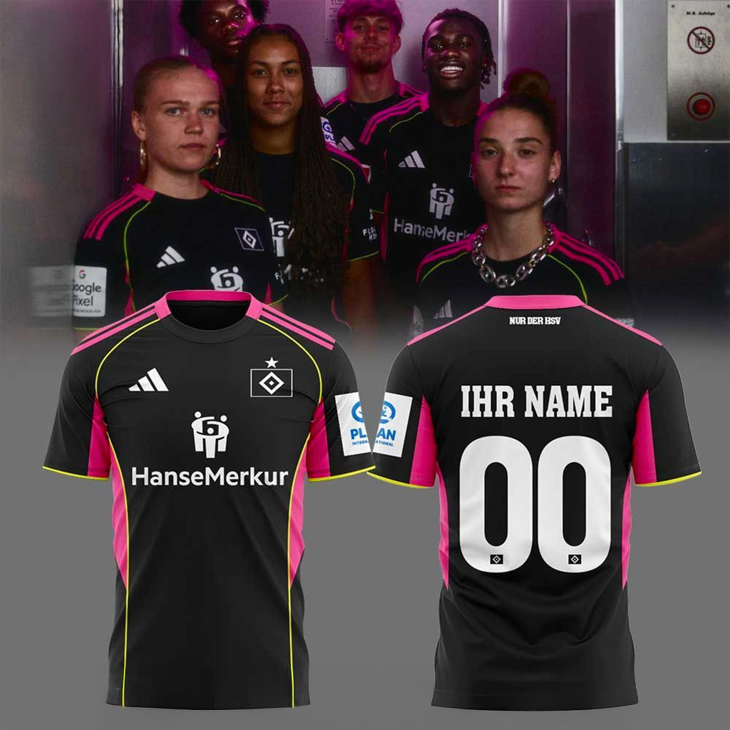 Personalized Auflage Hamburger FC Ausweichtrikot 2526 Shirt Fan Merch Gift For Her