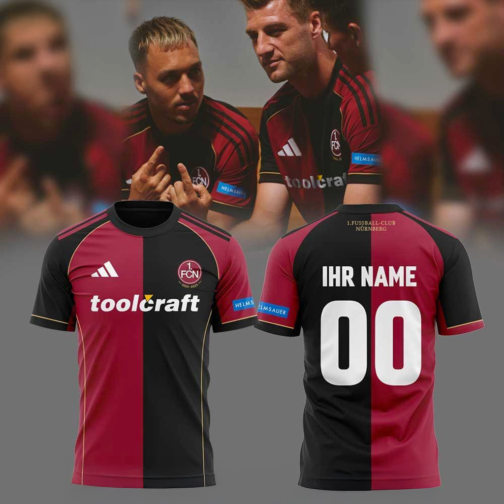Personalized Auflage Nurnberg Fc Sondertrikot 125 Jahre Shirt Fan Merch Gift For Him