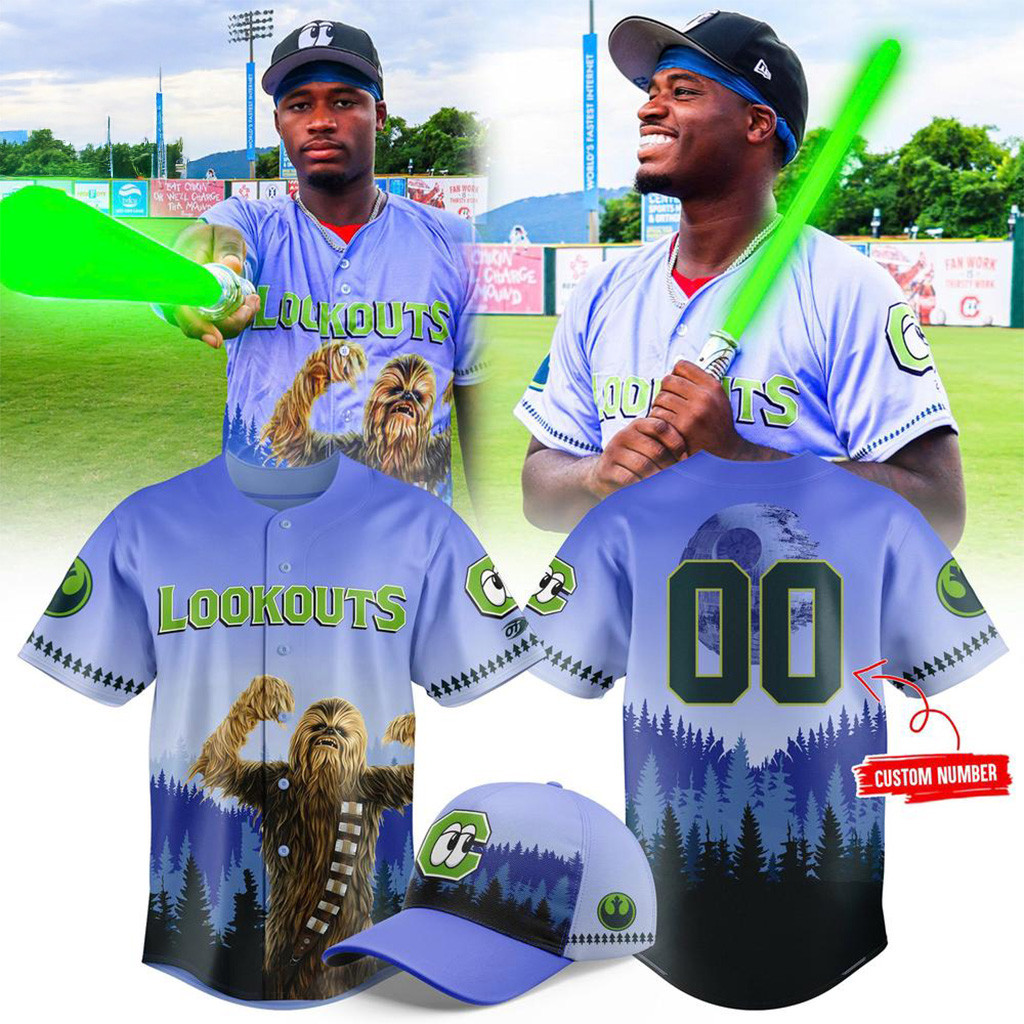 Personalized Chattanooga Lookouts Star Wars Baseball Jersey Chattanooga Lookouts Merch