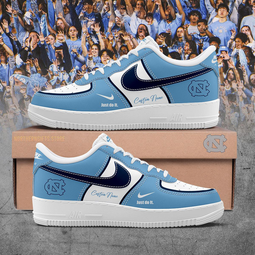 Personalized North Carolina Tar Heels Welcome The New Season 2025 Air Force 1 Shoes Heels Merch