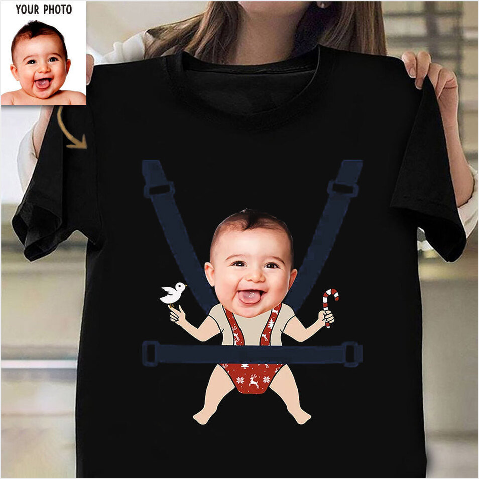 Personalized Photo Shirt Kid Christmas T-Shirt Nice Christmas Present For Wife