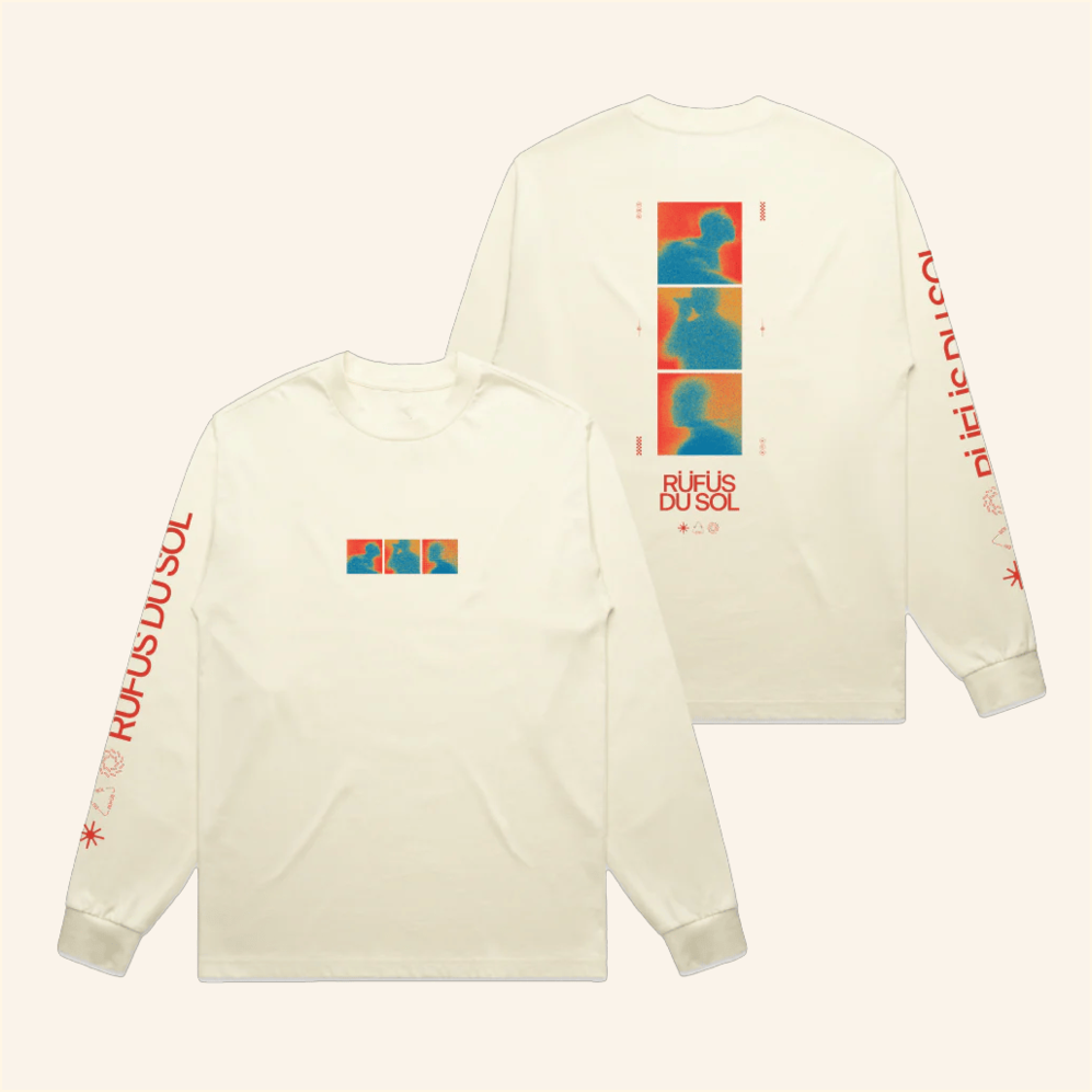 Perth Polaroid Acid Butter Long Sleeve T-Shirt Rufus Du Sol Merch Gifts For Music Lovers