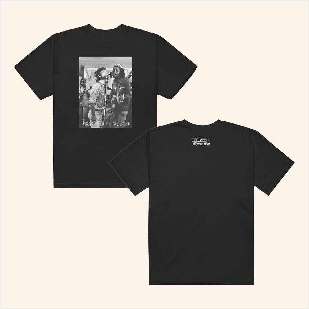 Peter Tosh X Mick Jagger Walk And Don't Look Back T-Shirt Peter Tosh Merch Fans Birthday Gifts
