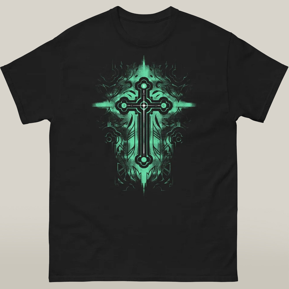 Phasmophobia 2025 Merch Cross Sign Prestige IV Tee Shirt Cool Gifts For Video Game Lovers