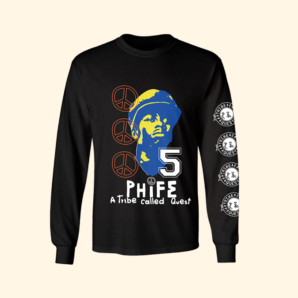 Phife Peace Long Sleeve Shirt A Tribe Called Quest Merch Fathers Day Presents For Hip Hop Fans