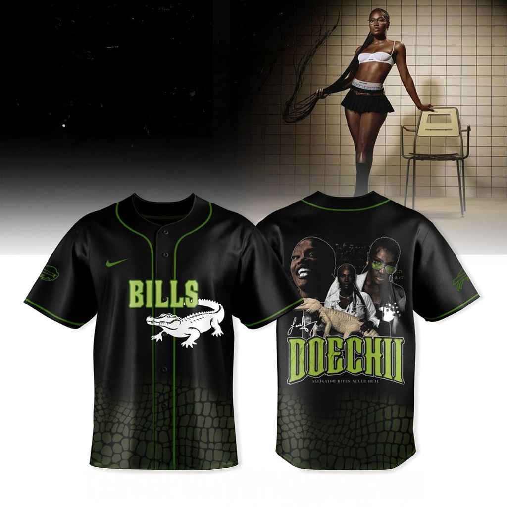 Philadelphia Eagles Doechii X Live From The Swamp Tour 2025 Baseball Jersey Fan Merch