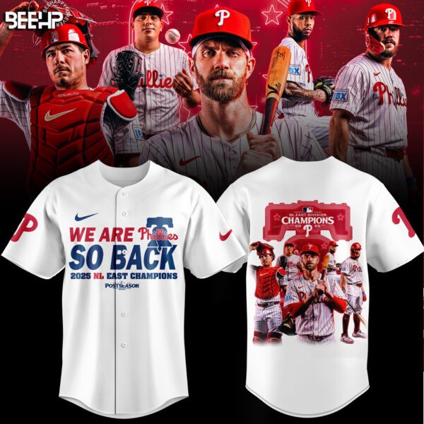 Philadelphia Phillies Jersey We Are Phillies So Back Champions 2025 Phillies Baseball Gifts