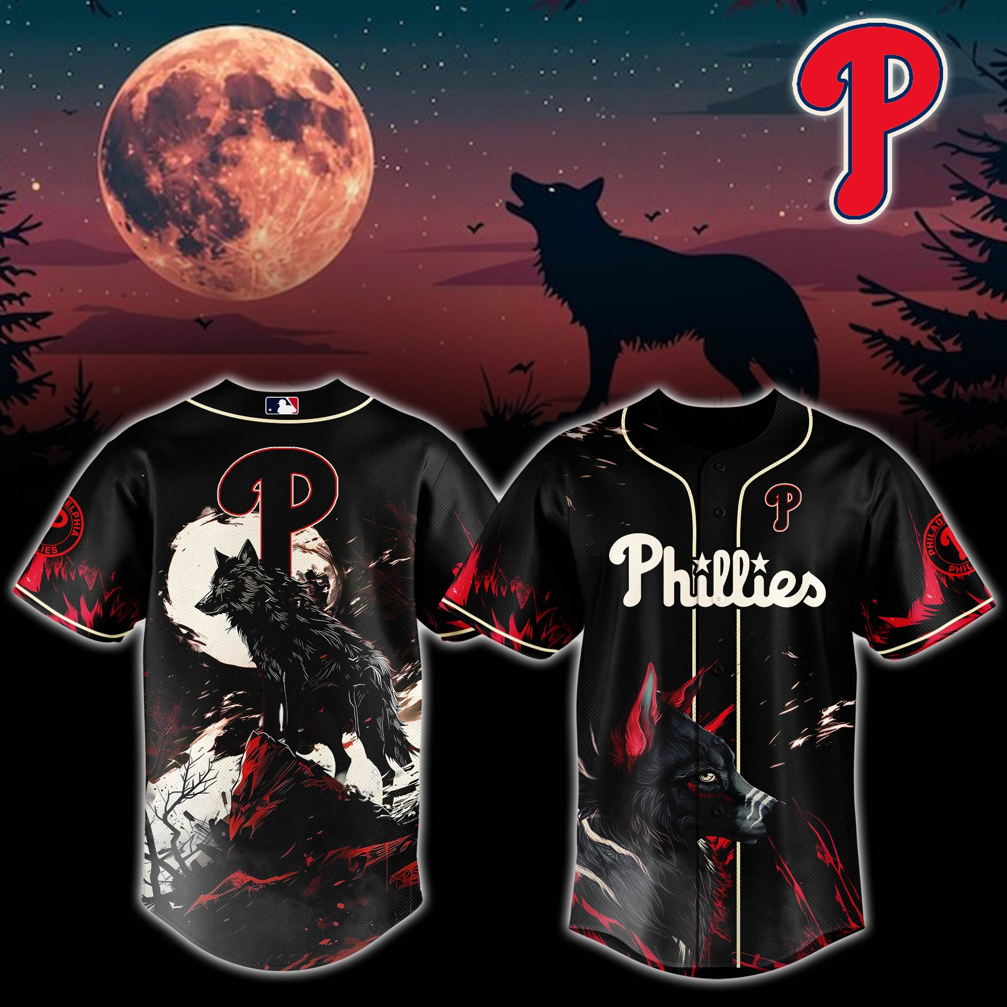Philadelphia Phillies Mlb X Worf Baseball Jersey For Fans