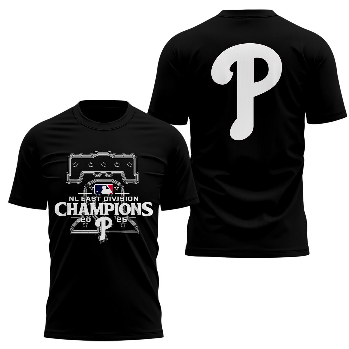 Philadelphia Phillies T-shirt NL East Division Champions 2025 Gift For Baseball Lover