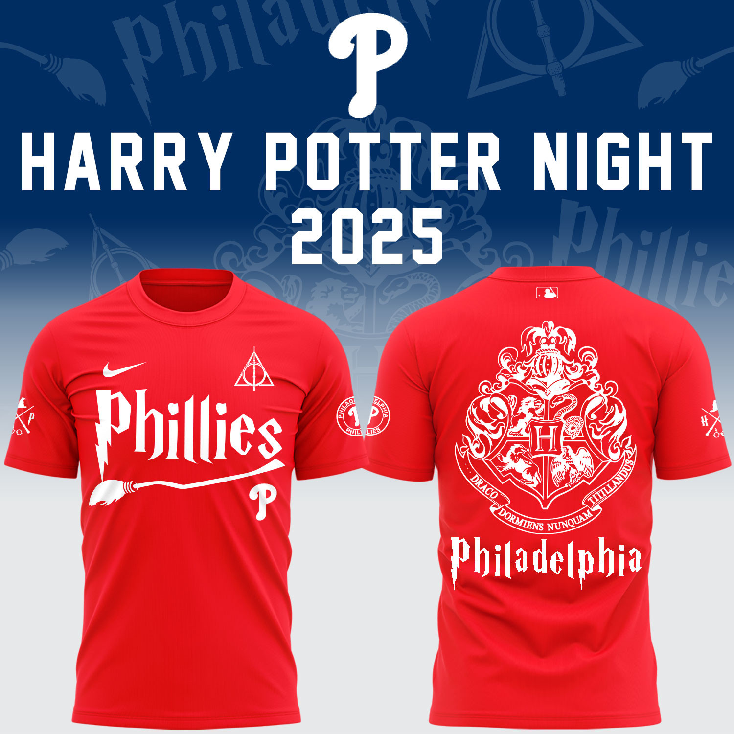 Philadelphia Phillies X Harry Potter Night 2025 Jersey Phillies Philadelphia Merch Fan Gifts