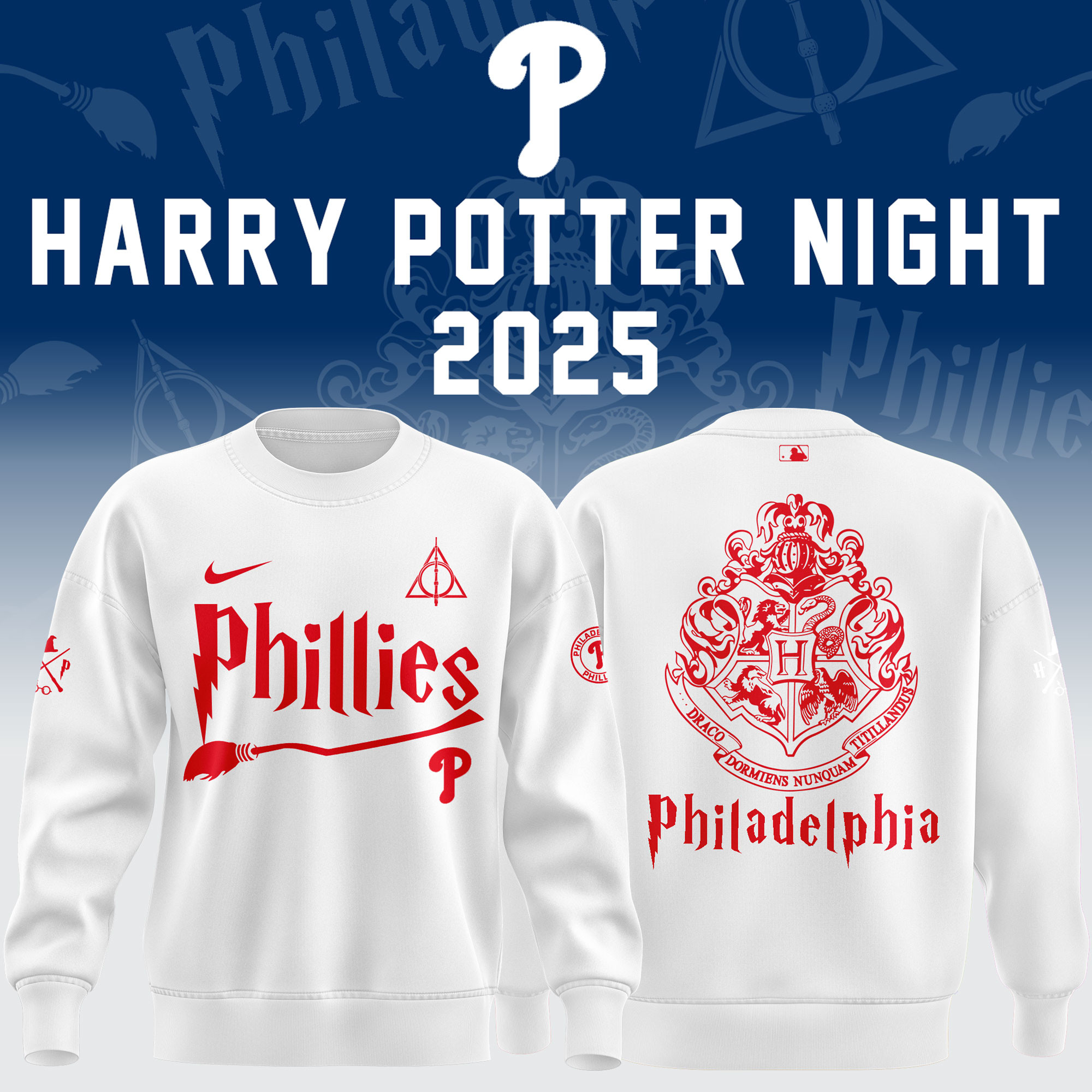 Philadelphia Phillies X Harry Potter Night 2025 Sweatshirt Phillies Baseball Merch Cool Sport Gift