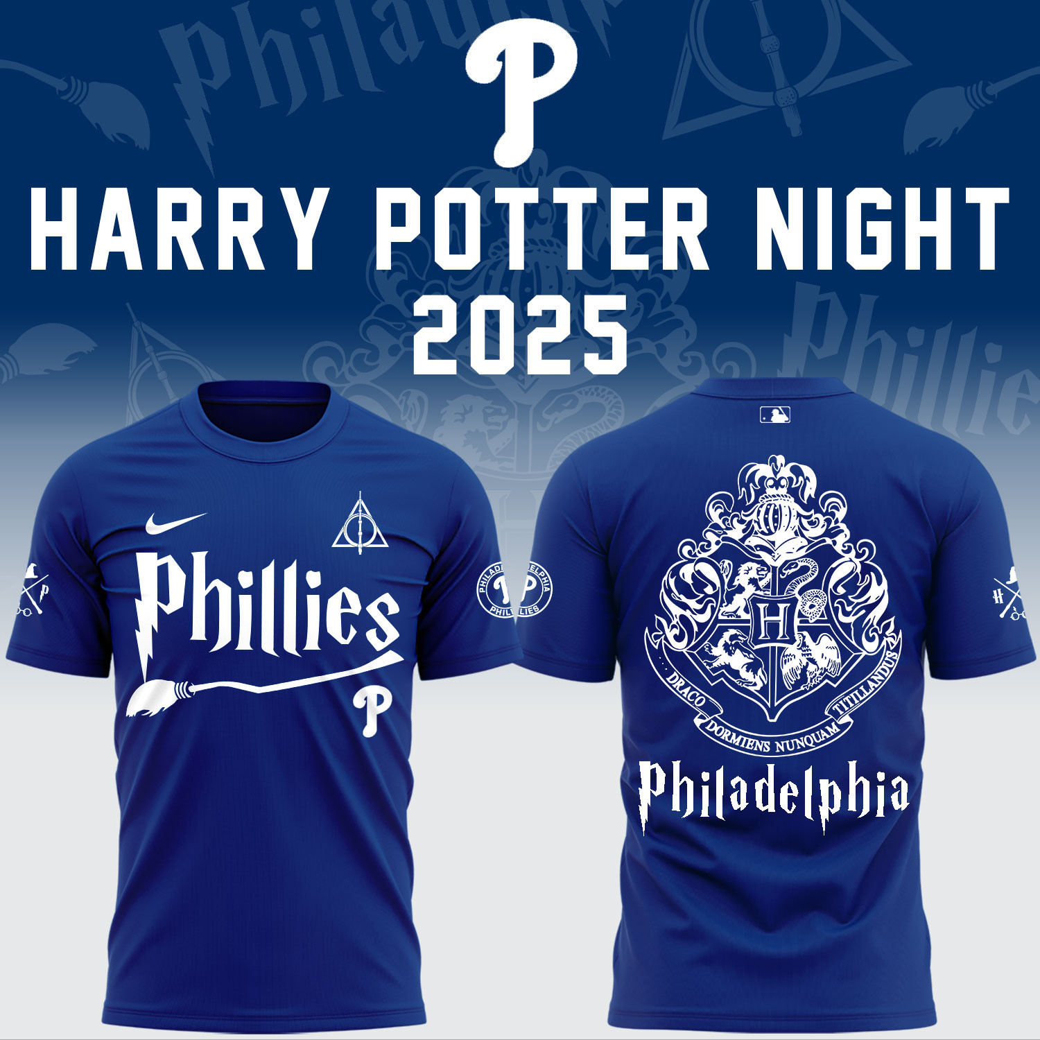Philadelphia Phillies X Harry Potter Night 2025 T-shirt Best Merch For Harry Potter Lovers