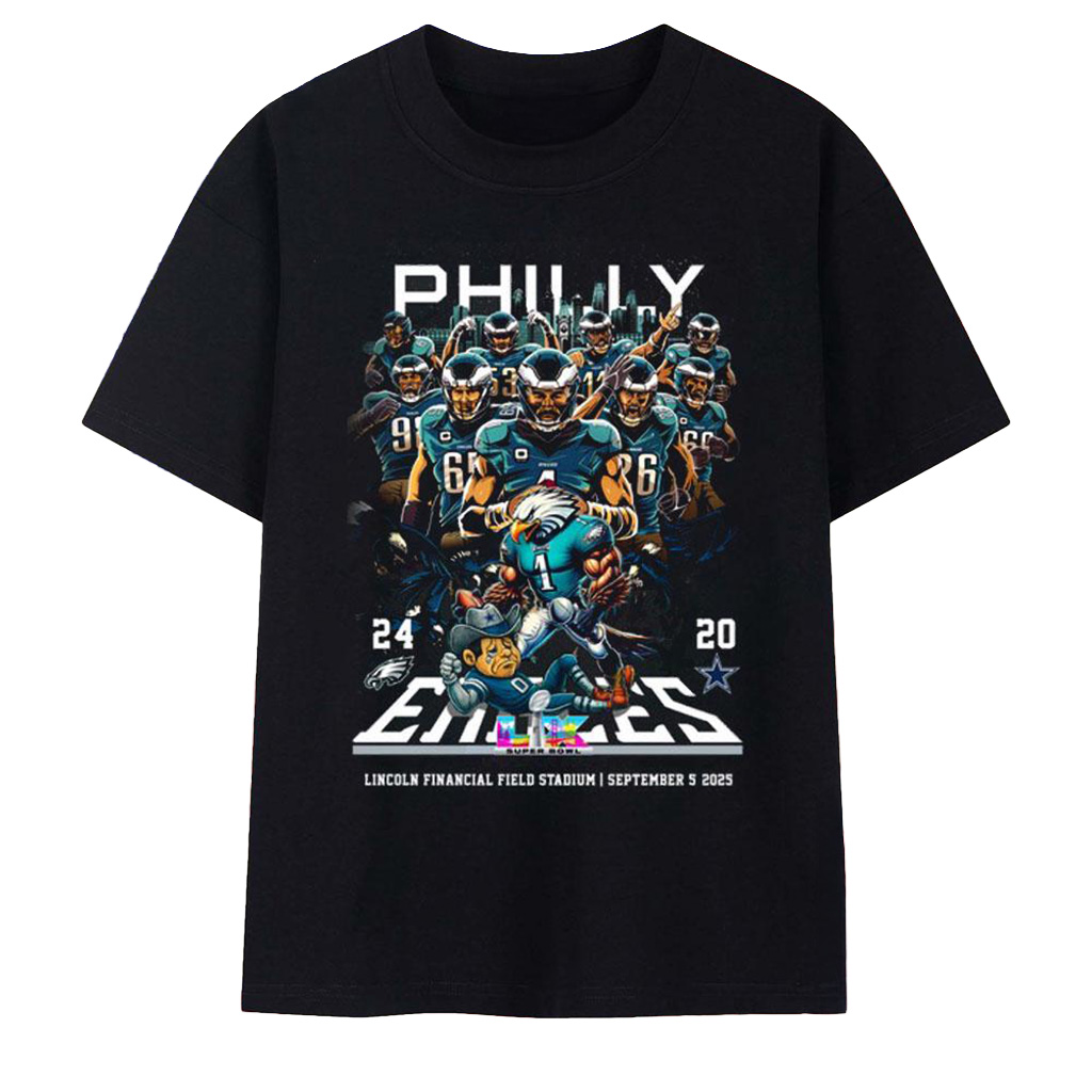 Philly Eagles 24 beat Dallas Cowboys 20 T-Shirt Philadelphia Eagles Merch Gifts For Fans