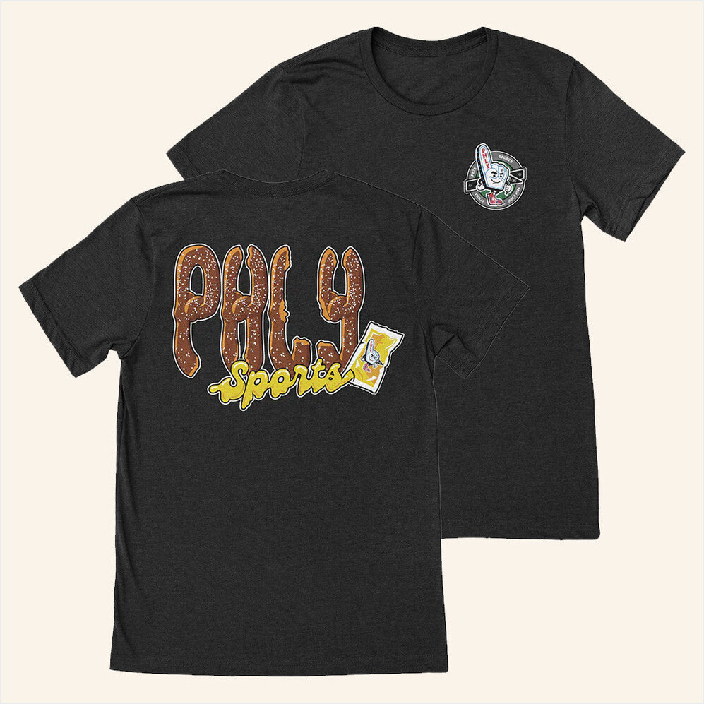 Phly Sports Pretzel T-Shirt All City Network Merch Gift Ideas For Him Birthday Gifts For Friends